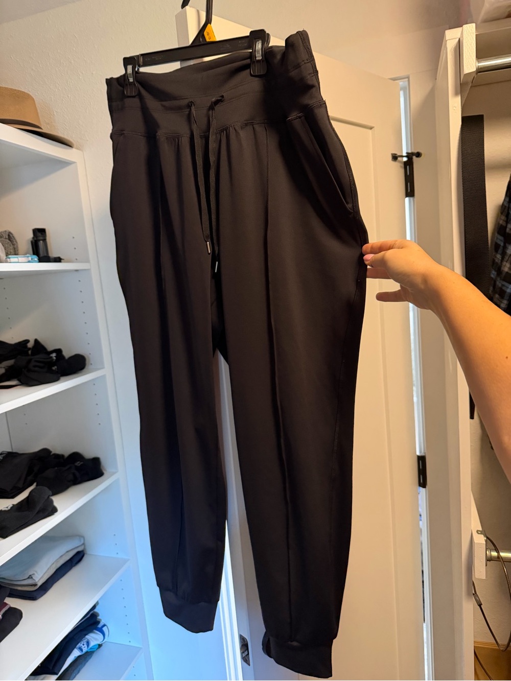 Old Navy Black Women's Track Joggers with Drawstring Waist